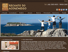 Tablet Screenshot of pousadarecantodoaconchego.com.br